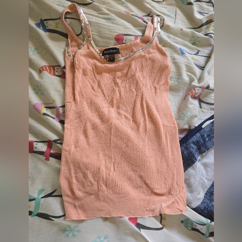 Womans Bebe Bling Tank Top